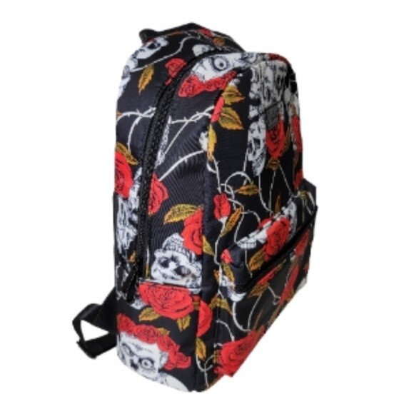 Fvstar roses and Skull medium backpack Valentines main image 11